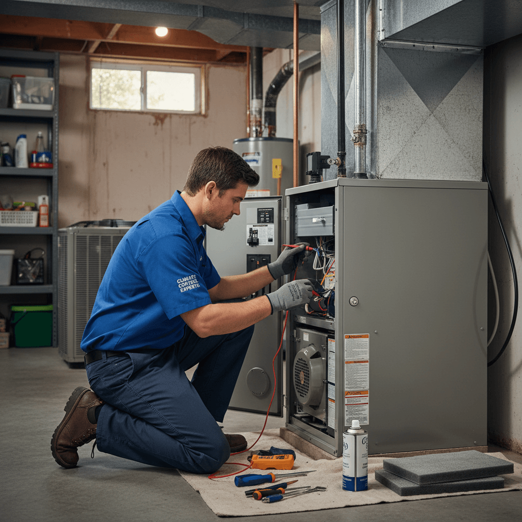 HVAC system maintenance and inspection