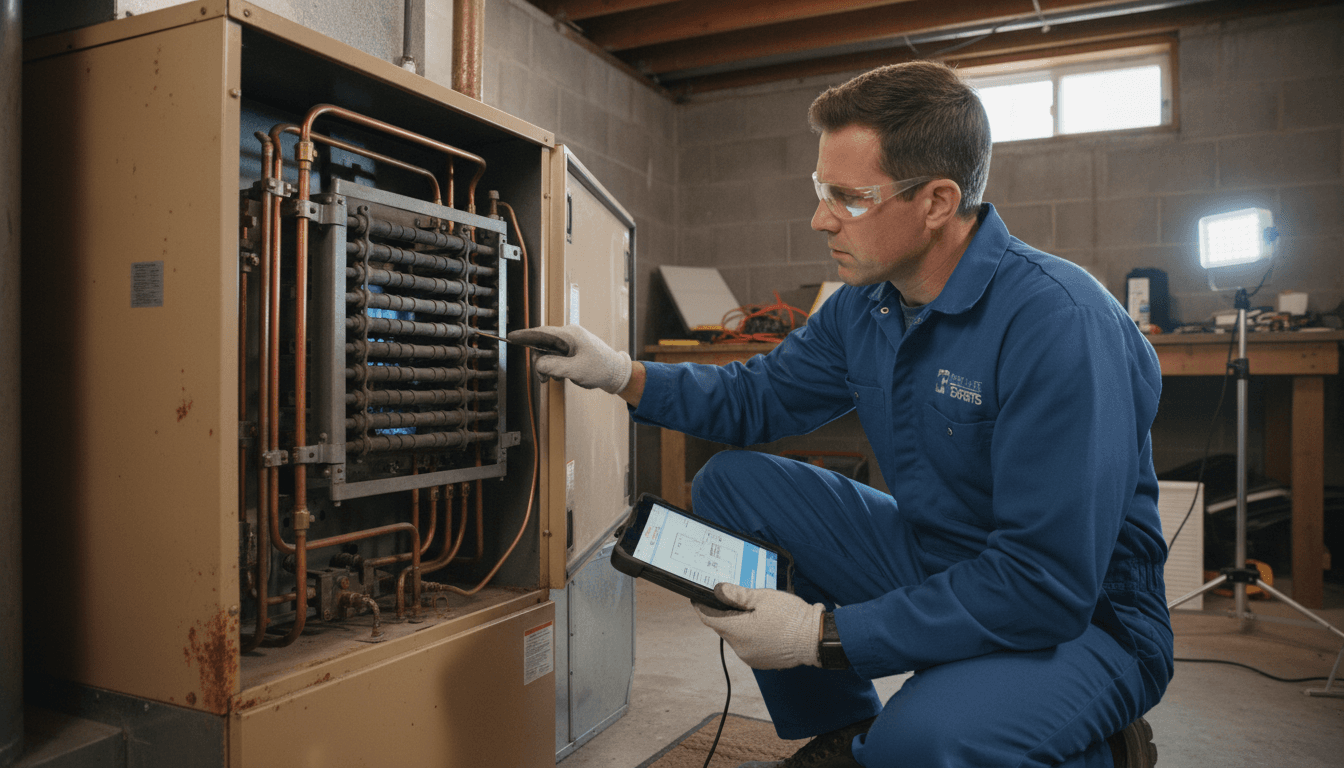 Furnace maintenance and inspection